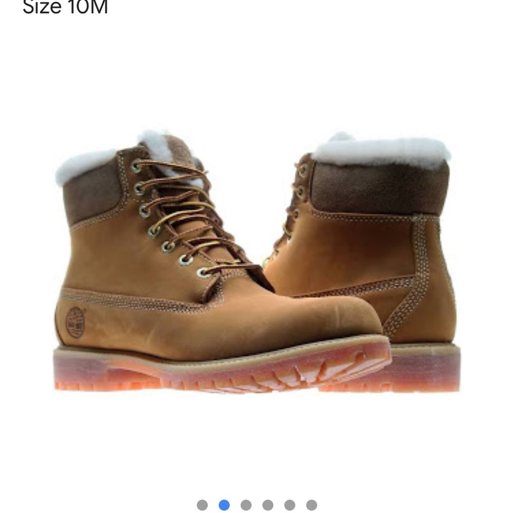 Timberland Tan and Brown fur lined Men's Boots
